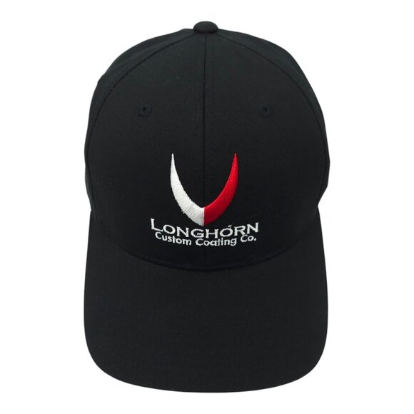 Longhorn Custom Coating Flexfit OSFM Cap Trucker Baseball Embroidered Logo Hat - Picture 1 of 14
